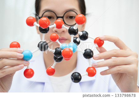 Molecules chemical on a periodic table background. Molecules chemical on a periodic table background. 133798678