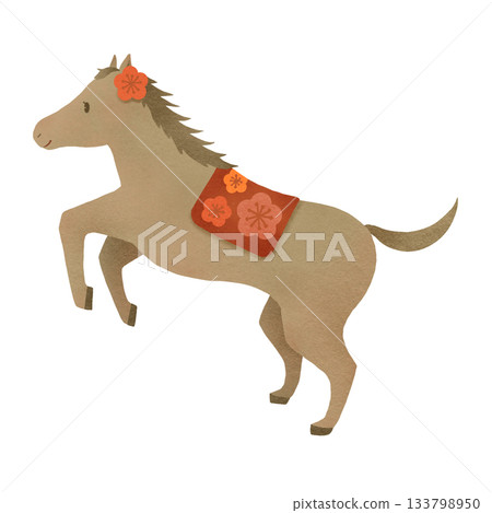 Cute horse illustration Cute horse illustration 133798950