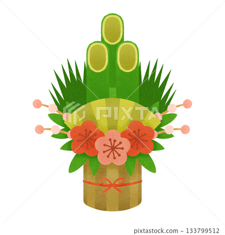 可愛的門鬆的插圖 133799512