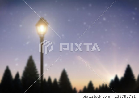 Blurred lampposts at night Blurred lampposts at night 133799781