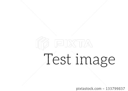 Test image message over white background 133799837