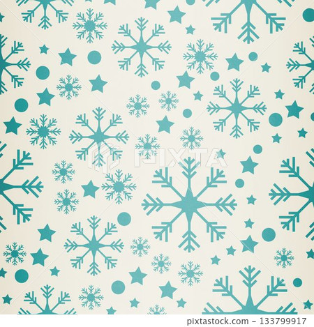 Digitally generated Snowflake pattern Digitally generated Snowflake pattern 133799917