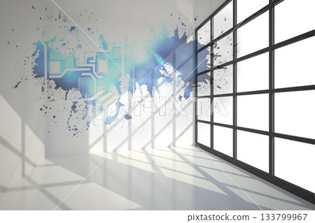 Splash showing technology interface 133799967