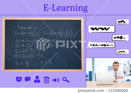 Composite image of online courses Composite image of online courses 133800080