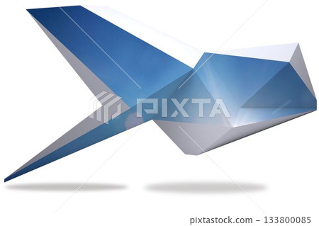 Angular structure showing sky 133800085