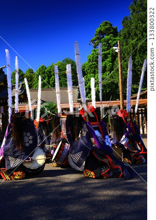 Iwate Prefecture Folk Performing Arts Performance Deer Dance 133800322