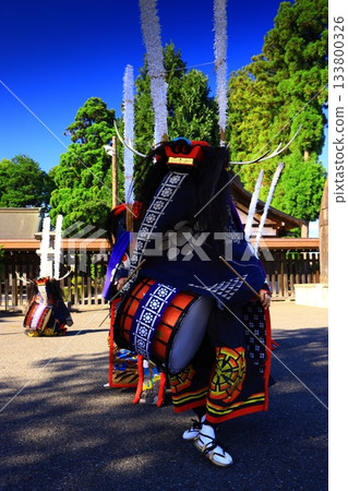 岩手縣民藝表演鹿舞 133800326