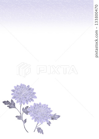 哀悼明信片〈菊花〉 A-3 哀悼明信片〈菊花〉 A-3 133800470