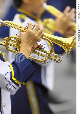 Marching band parade instruments 133800666
