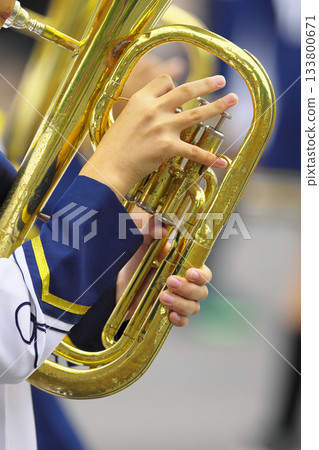 Marching band parade instruments Marching band parade instruments 133800671