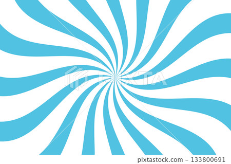 Wavy radial stripe background, light blue 133800691