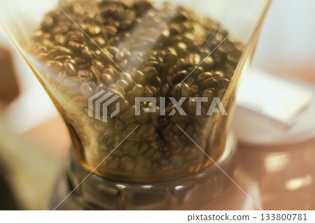 Fresh roasted coffee bean Fresh roasted coffee bean 133800781