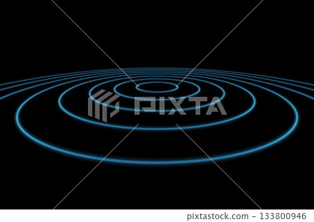 Futuristic shiny black background 133800946