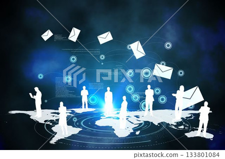 Global connection background Global connection background 133801084