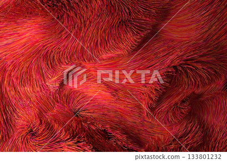 Close up of red fiber optic 133801232