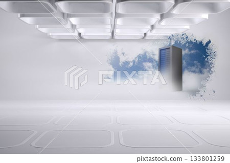 Splash showing server tower 133801259