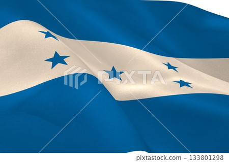Digitally generated honduran national flag Digitally generated honduran national flag 133801298