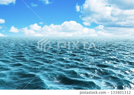 Idyllic view of sea against sky Idyllic view of sea against sky 133801312