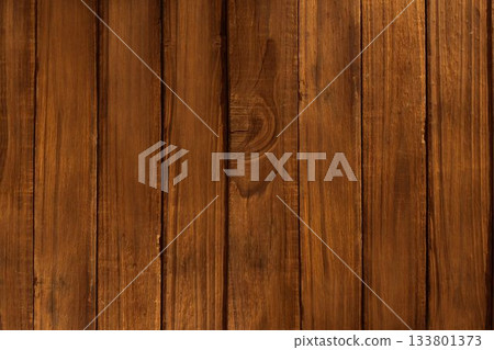 Uniform wooden panel surface is showcasing weathered vertical planks in flat design, natural grain Uniform wooden panel surface is showcasing weathered vertical planks in flat design, natural grain 133801373