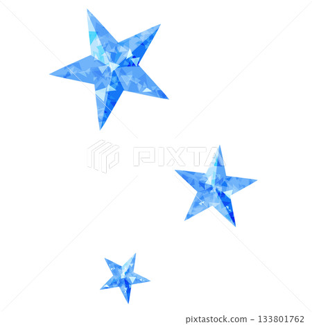 Many pale blue jewel-like stars 133801762