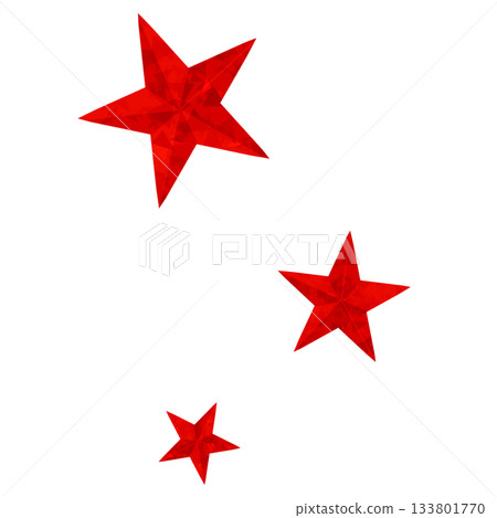 Many red jewel-like stars Many red jewel-like stars 133801770