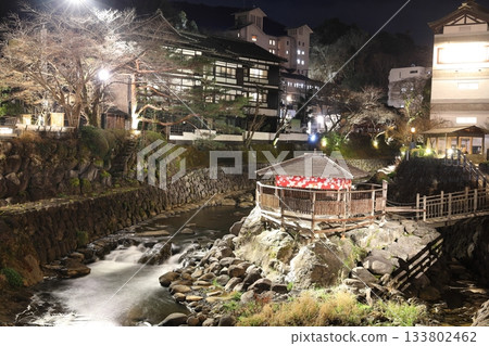 特光之湯及修善寺溫泉全景 夜景 特光之湯及修善寺溫泉全景 夜景 133802462