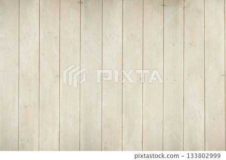 Featuring flat-design whitewashed wooden plank wall showcasing subtle wood grain, knots, seams Featuring flat-design whitewashed wooden plank wall showcasing subtle wood grain, knots, seams 133802999