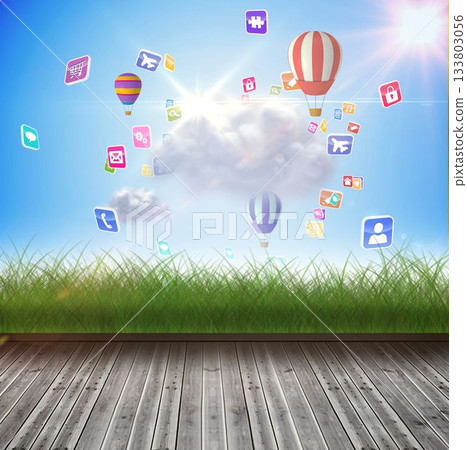 Apps and hot air balloons Apps and hot air balloons 133803056