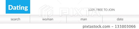 Home page of dating site, Close-up Home page of dating site, Close-up 133803066