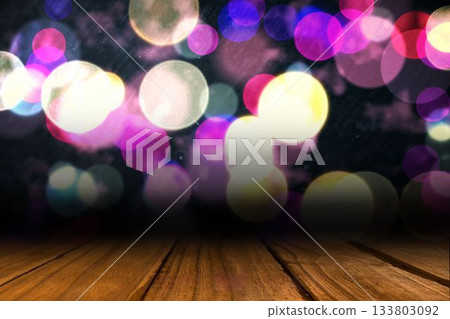 Shimmering light design over boards Shimmering light design over boards 133803092