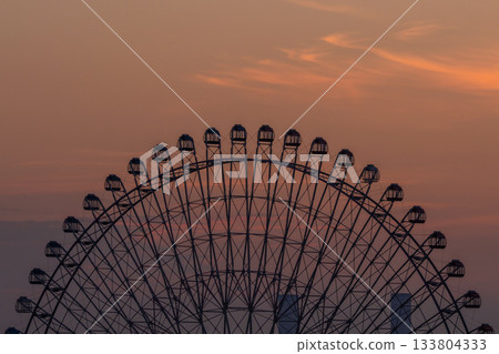 神奈川縣：橫濱灣地區的黎明 133804333