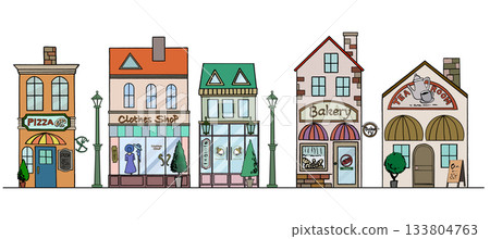 Shopping district 133804763