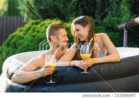 Couple Sharing Romantic Moment Together 133806097