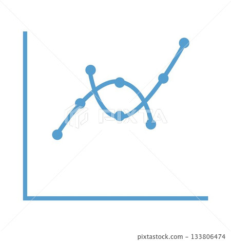 Digital composite of line graph Digital composite of line graph 133806474