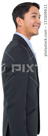 Smiling asian businessman Smiling asian businessman 133806611