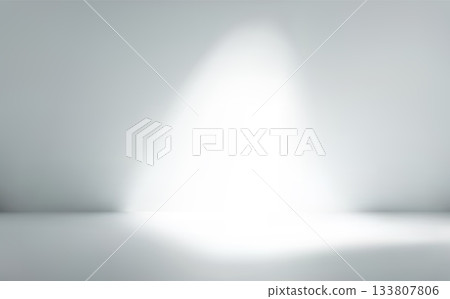 White room with natural light shadow on the wall. Abstract sunlight studio backdrop. White room with natural light shadow on the wall. Abstract sunlight studio backdrop. 133807806