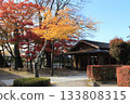 福島縣飯坂溫泉堀切故居的秋景 133808315