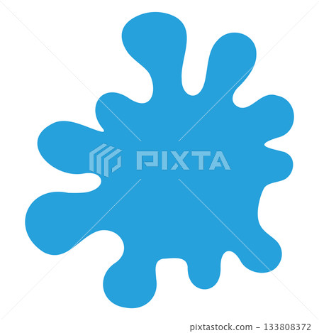 Illustration of splashing water droplets. Simple vector design with a refreshing feel. Illustration of splashing water droplets. Simple vector design with a refreshing feel. 133808372