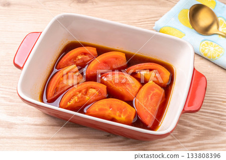 醃漬番茄麵湯 133808396