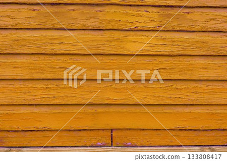 Full frame shot of orange wall 133808417