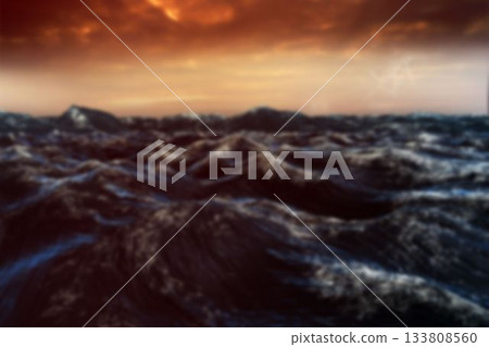 Scenic view of sea during sundown Scenic view of sea during sundown 133808560