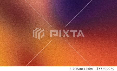 Color gradient ombre. noise texture effect. film overlay screen effect. Rough noise grungy grain texture. Black dark blue gray copper red brown burnt orange gold yellow film grain texture background 133809079