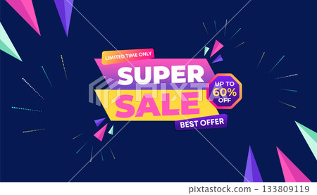 01 super sale banner template design. big deal flash sale discount template promotion posts. web banner for mega hot sale promotion discount sale banner. end of season special offer banner 133809119