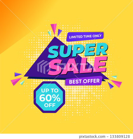 01 super sale banner template design. big deal flash sale discount template promotion posts. web banner for mega hot sale promotion discount sale banner. end of season special offer banner 133809128