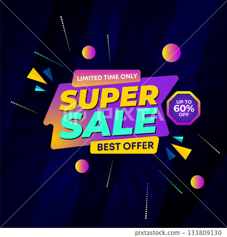 01 super sale banner template design. big deal flash sale discount template promotion posts. web banner for mega hot sale promotion discount sale banner. end of season special offer banner 133809130