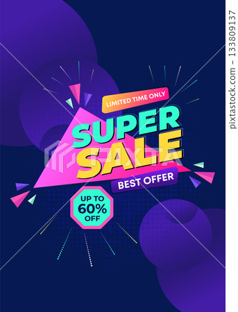 01 super sale banner template design. big deal flash sale discount template promotion posts. web banner for mega hot sale promotion discount sale banner. end of season special offer banner 133809137