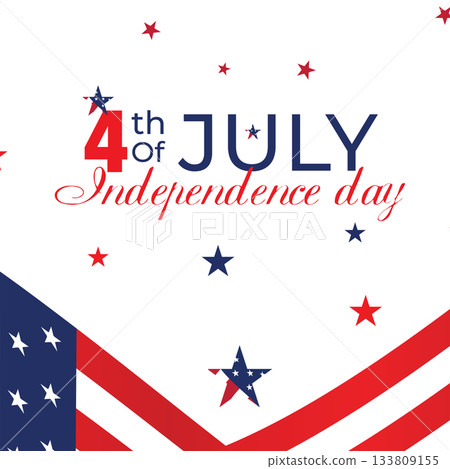 Happy 4th of July. Fourth July Independence Day USA. Happy 4th of July. Fourth July Independence Day USA. 133809155