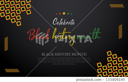 Black History Month celebrated. February national black history month African American vector illustration Template for background, banner, card, poster with text inscription Black History Month celebrated. February national black history month African American vector illustration Template for background, banner, card, poster with text inscription 133809195