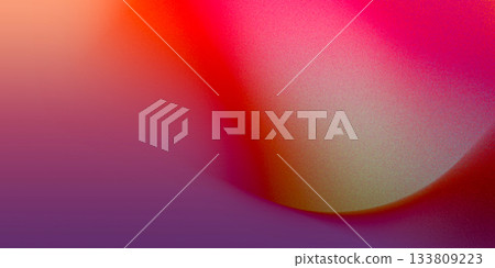 Abstract color gradient film grain texture background, 133809223