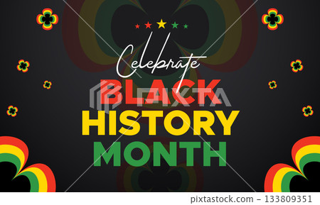 Black History Month celebrated. February national black history month African American vector illustration Template for background, banner, card, poster with text inscription Black History Month celebrated. February national black history month African American vector illustration Template for background, banner, card, poster with text inscription 133809351